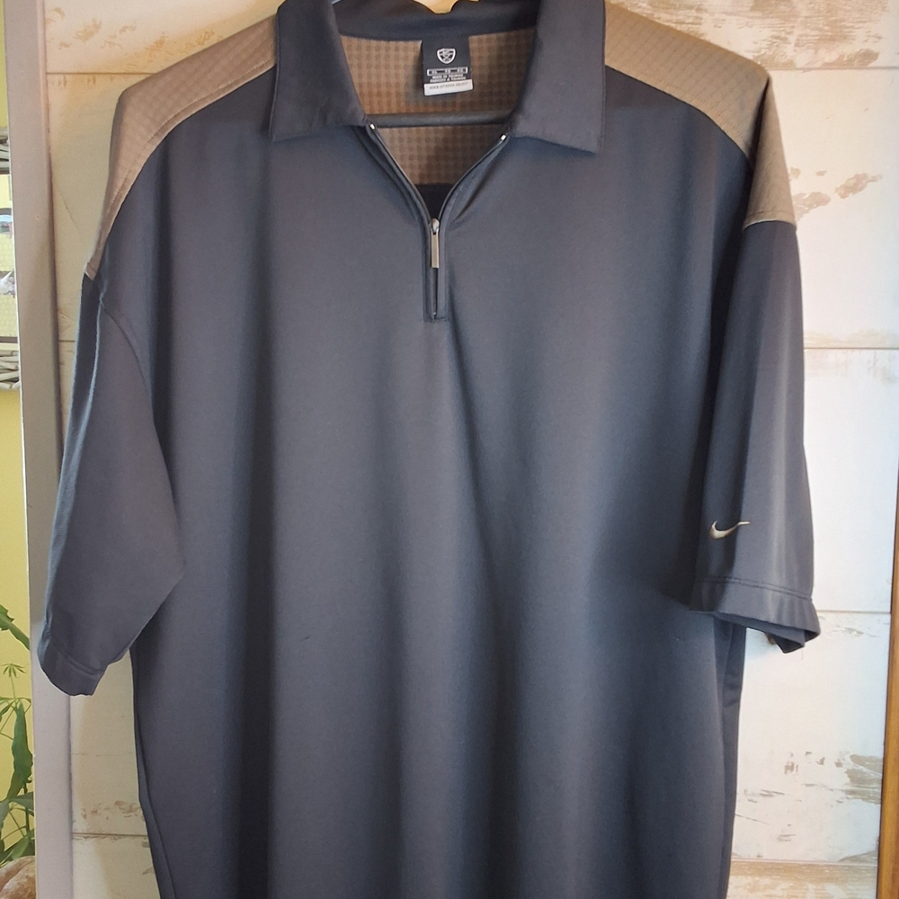 Nike Sphere React XL 1/4 Zip Lakewood CC Cleveland, OH Grey Short Sleeve